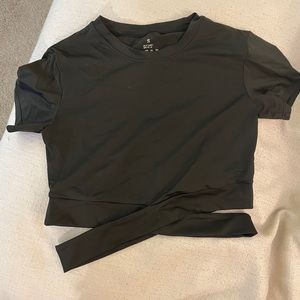 NVGTN Black Crop Top